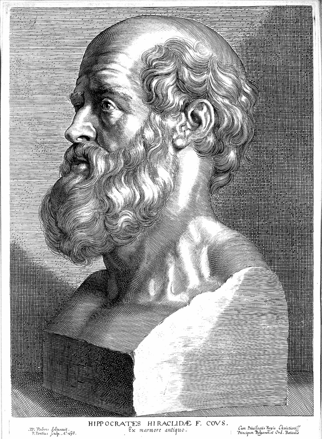 Hippocrates, dessen Lehre von den Körpersäften die Temperamente hervorbrachte.
